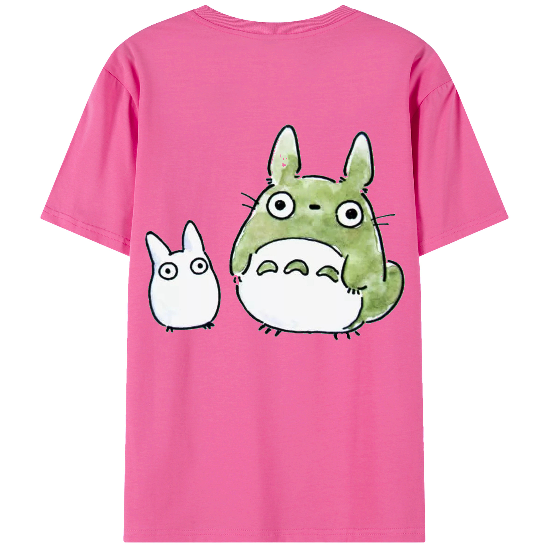 （画像用） となりのトトロ 草壁メイ 草壁サツキ My Neighbor Totoro Satsuki Kusakabe Mei Kusakabe レディース半袖Tシャツ(バックプリント)